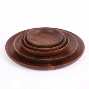 Hot selling natural wood personalized food service reusable tableware coaster