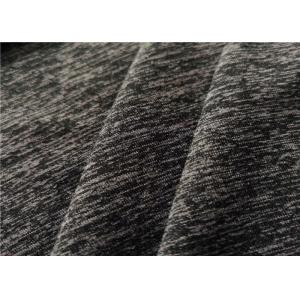 4 Way Stretch Knitted 150 Cm Gray Melange Fabric