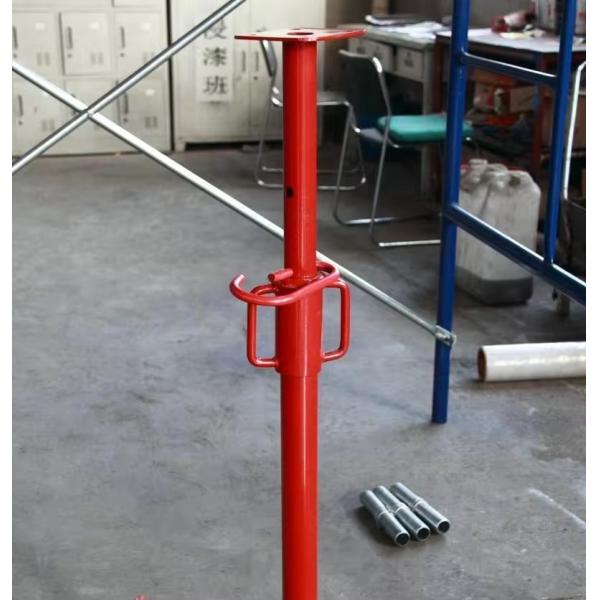 Light Duty Powder Coated Steel Adjustable Telescopic Prop with G Pin Cup Nut Square Plate