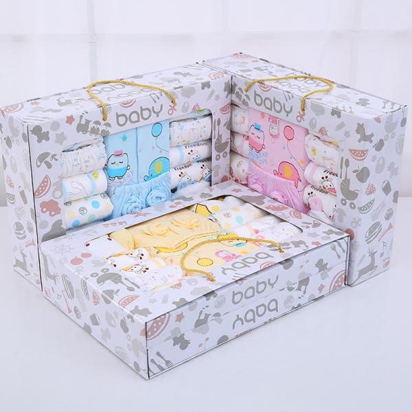 6x4x2 Customizable Mailer Boxes Baby Blanket Gift Box corrugated Cardboard Suitcase