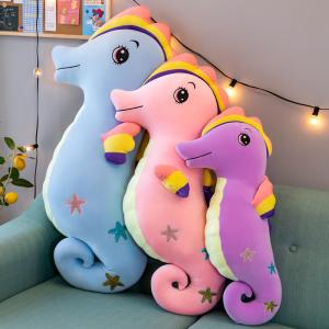 ODM PP Cotton Filled Cartoon Seahorse Stuffed Toy