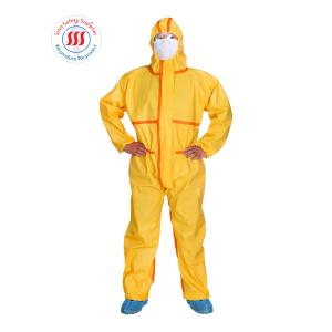 Decontamination Heavy Duty Protective Coverall Disaster Management Biological