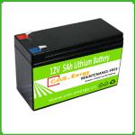 Rechargeable Deep Cycle Lithium Storage Battery Solar Use 12V 5Ah for Solar