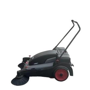 Pure Electric Hand Push Sweeper Machinne With Cabin