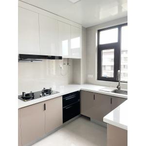 Modern Kitchen Cabinet with Melamine Plywood Customizable Design