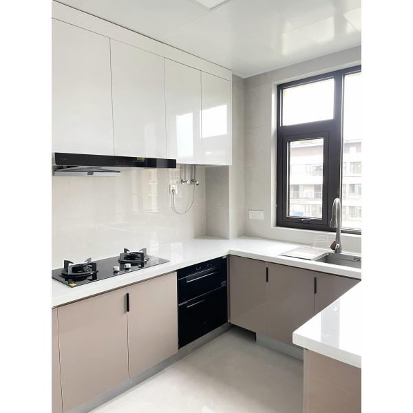 Buy Modern Kitchen Cabinet with Melamine Plywood Customizable Design at wholesale prices