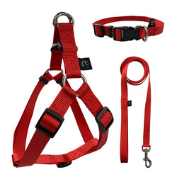 Padded Dog Harness Set Soft Durable No Pull Dog Harness Easy To Clean
