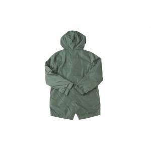 Lightweight Olive Green Polyester Childrens Parka Coats For Winter
