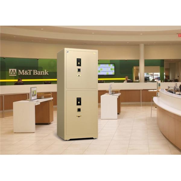 Smart Bank Biometric Commercial Safe Box Fingerprint Lock H1880mm With 7 Open Ways