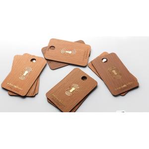 Wooden RFID Hotel Room Key cards 86x54mm 1.1-1.2mm Thickness Customizable