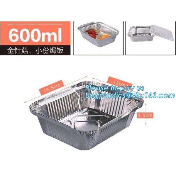 Buy Airline Aluminum Tray Smooth-Wall Foil Food Containers With Lids Airline Catering,Catering disposable takeaway fast food at wholesale prices