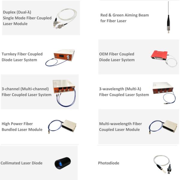 Single Mode Fiber Coupled Laser Diodes Multi Mode Detachable Fiber Laser Module