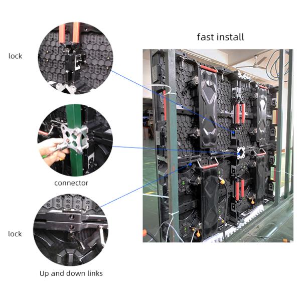 Lightweight Stage LED Screen P3.91 Indoor HD Full Color Advertising Screen stage led display