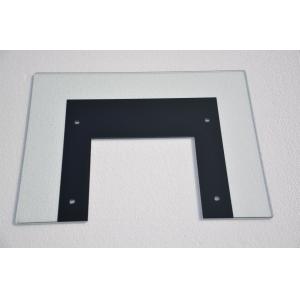 Black Tempered Glass Wall Mounted Range Hood for High Tolerance and ROSH