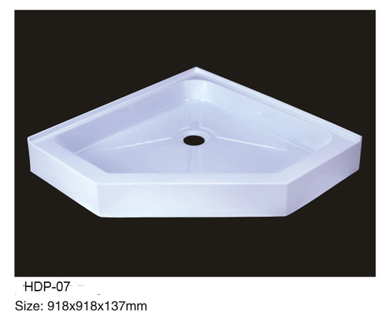 Buy Acrylic shower tray, shower basin,acrylic shower base HDP-07 at wholesale prices