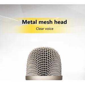 Metal Mesh Head wired Studio Condenser Microphone 23.5mm*180mm
