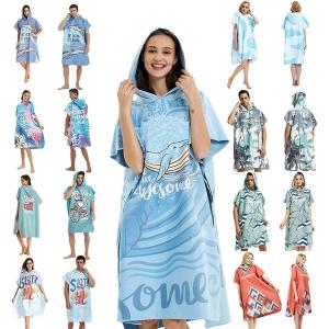 Personal Design Printing Adult Soft Windproof Microfiber Custom Surf Hooded