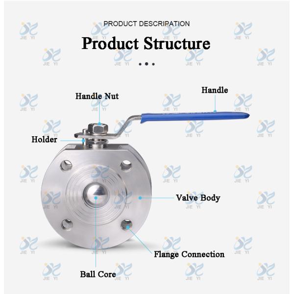 Italian style thin wafer ball valve
