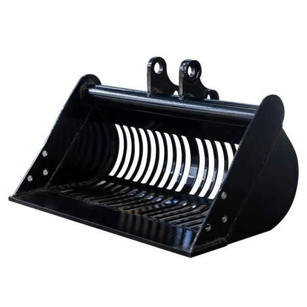 Buy Black Construction Equipment Accessories Excavator Sand Bucket Rustproof at wholesale prices
