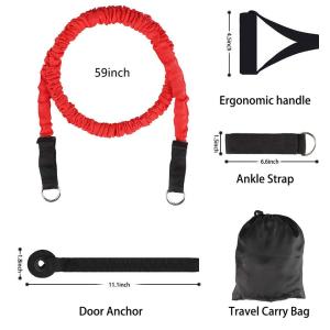 1200mm 100lbs Stretching Rubber Band For Strength Training