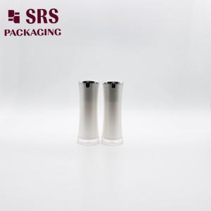 black special shape 15ml 30ml 50ml acrylic lotion round bottle