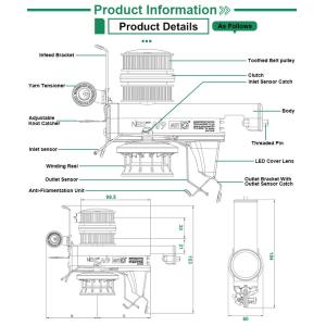 Circular Knitting Machine Spare Parts 15kHz Electronic Yarn Feeder
