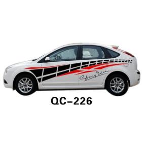 Quality Custom PVC Personalised Car Body Sticker QC-226K for sale