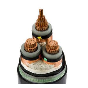High Voltage PVC Insulated Copper Conductor Power Cable with PVC Jacketed
