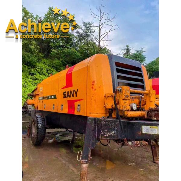 Buy China Concrete Pumping Machine Second Hand Stationary Pump Sany at wholesale prices