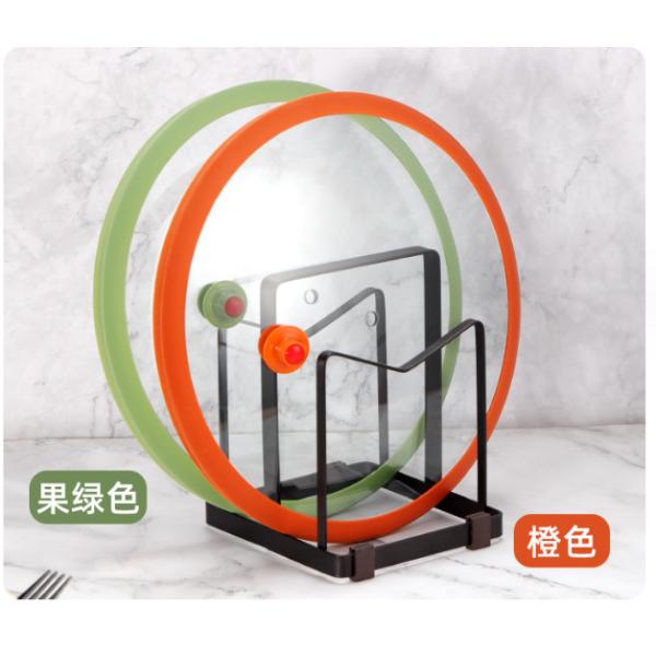 Stocked Heat Resistant Silicone and Glass Pot Lid for Multipurpose Home Cooking Needs