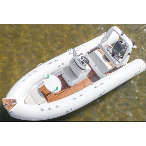 2022 PVC rigid rib boat 5m rib500 with foldable dining table