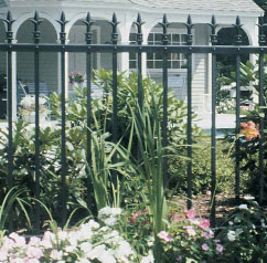 Estate F style with triad finials and acorn post caps