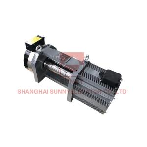 320kg~1000kg Elevator Belt Drive Gearless Traction Machine Steel Belt Traction