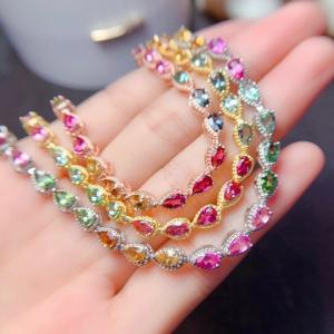 Copper Zircon 18k Stainless Steel Bracelets Gold Plated Diamond Women Bracelet