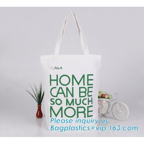 Fair trade calico cotton canvas tote bag long handle,cotton Canvas Tote Bag with