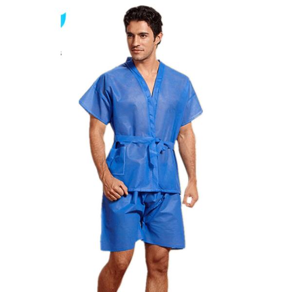 100% Vigin Disposable Kimono Robe 140*110cm Polypropylene Comfortable