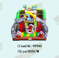 Children Fun Park Inflatable Dinosaur Animals Slide For Kids