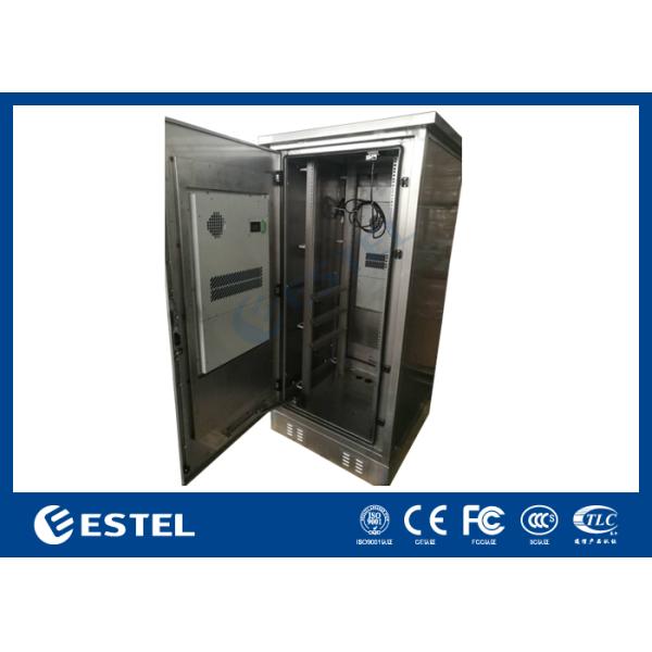 304 Stainless Steel Outdoor Telecom Cabinet ET7585180A-33U With Dual Doors