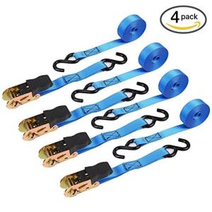 Polyester Ratchet Lashing Straps 12000 Lbs Webbing Material Breaking Strength