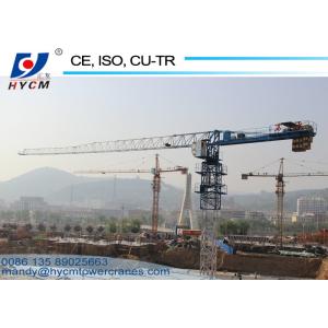 Hydraulic 55m Boom QTZ80(PT5515) 6ton Self Erecting Topless Tower Crane with
