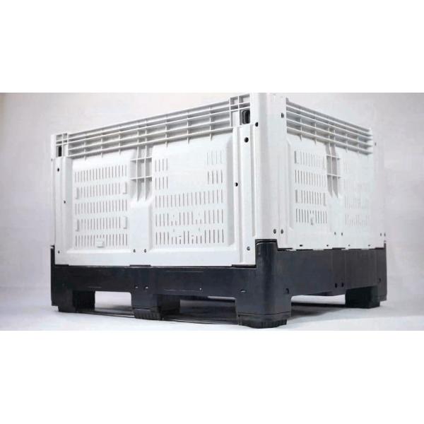 1200x1000x810 plastic turnover box industri wholesal collaps stackable plastic