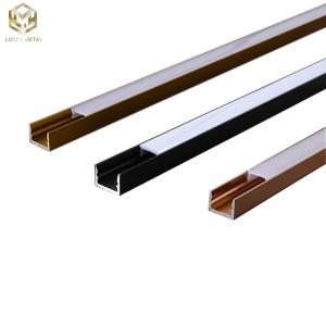 2m Aluminium Led Strip Channel Profile U Shaped OEM
