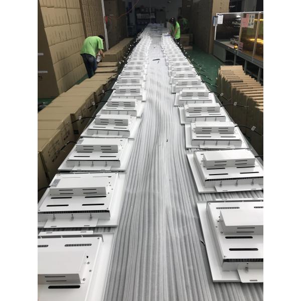 IP66 IK10 Led Gas Station Canopy Lights 160lm/w Recessed Installation High Luminous