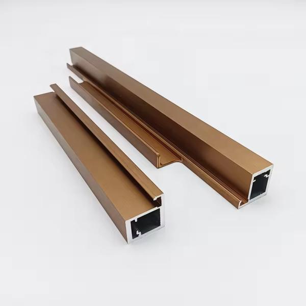 Buy Extruded Aluminium Edge Trim Profiles Kitchen Cabinet Customized at wholesale prices