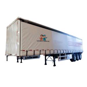 60000kg Bulk Cargo Triaxle Sliding 13m Curtain Side Trailers