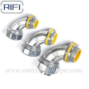 Quality RIFI 1/2&quot; To 4&quot; Liquid Tight Flexible Conduit 90 Degree Connector for sale