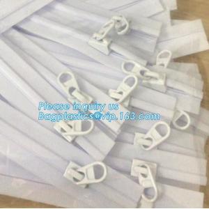 PVC slider zipper, pvc zipper slider seal, PP slider seal, PP zipper slider seal