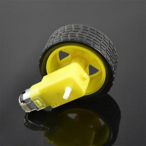 Remote Control Car Parts Robot Car Wheel With 5V - 10V DC Gear Motor