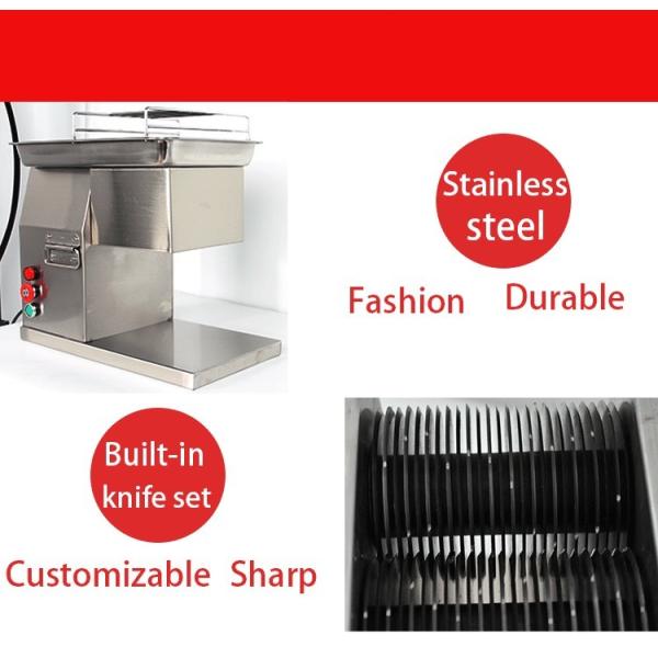 Factory outlet electric table type automatic commercial meat slicer cutter Shredded meat cutting machine