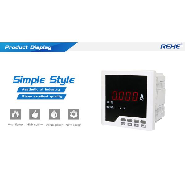 Factory bottom price RH-DA21 ampere meter Single Phase Digital Analog Ampermeter